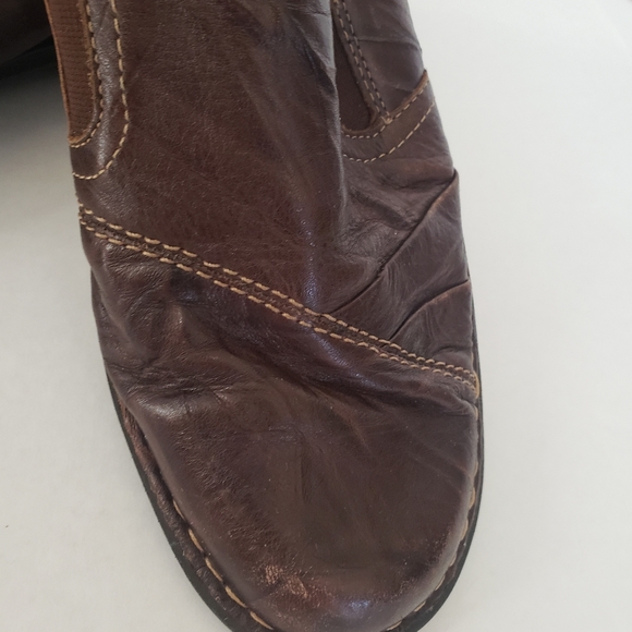 Clarks Bendable Brown Womens slip ons 8.5 - Picture 2 of 10